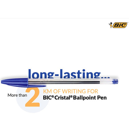 Set 4 bucati pix BIC Cristal Medium, asortate