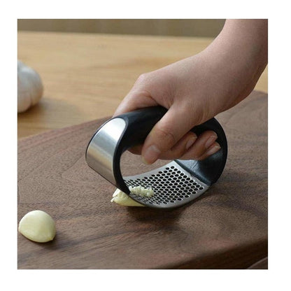 Presa pentru usturoi manuala, curbata, inox, usor de curatat