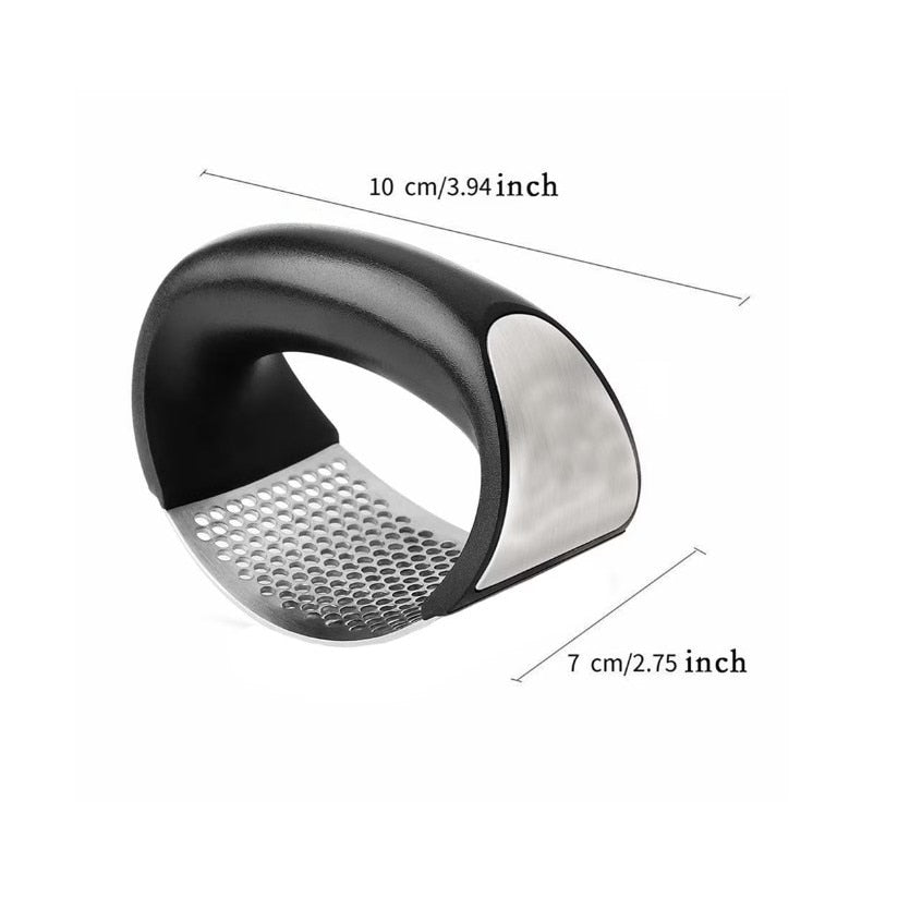 Presa pentru usturoi manuala, curbata, inox, usor de curatat