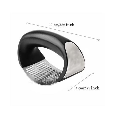Presa pentru usturoi manuala, curbata, inox, usor de curatat