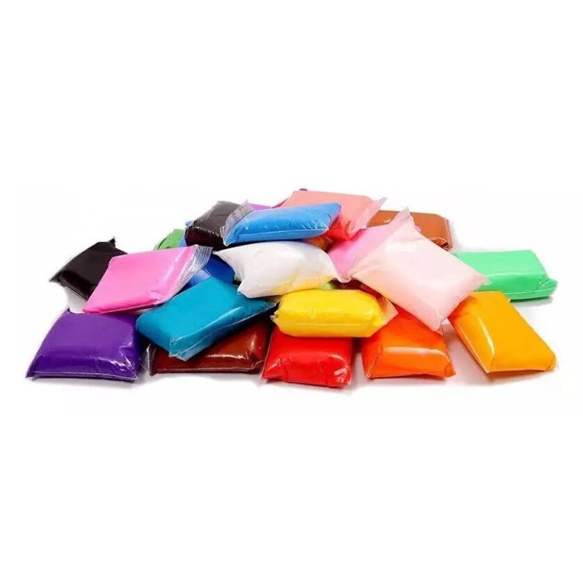 Set 12 plastilina inteligenta, modelatoare magicul clay, multicolora, accesorii modelare incluse