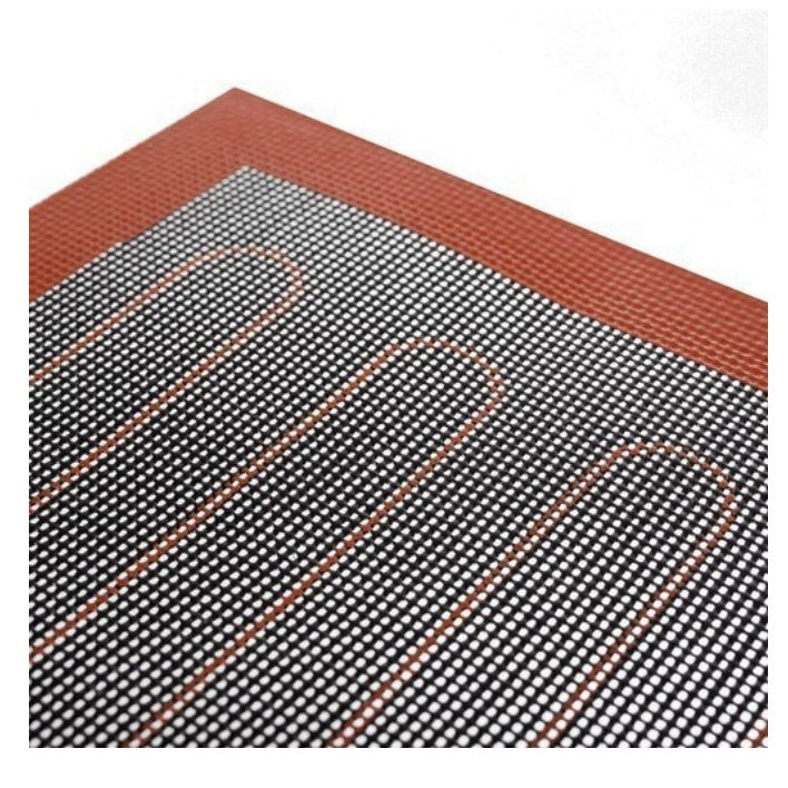Covoras din silicon reutilizabil pentru copt, microperforat, fata dubla, fibra de sticla, 30x40 cm, Ideal®