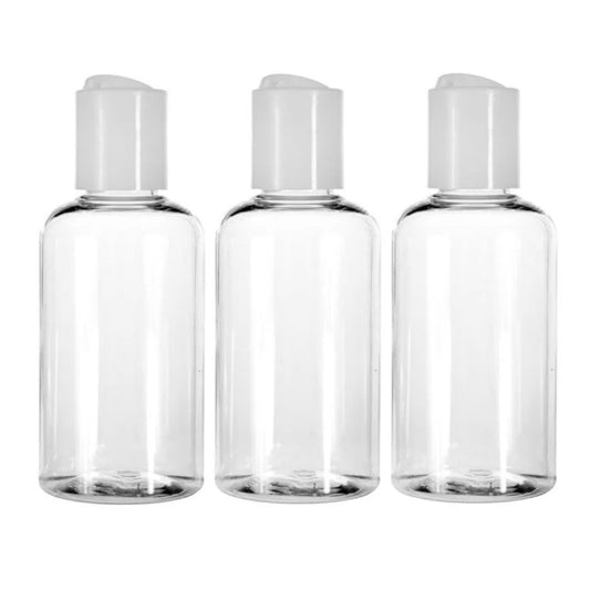 Set recipiente calatorie, 3 buc, transparent, 80 ml