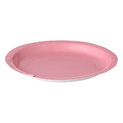 Farfurii din Carton Roz 18cm - 10buc
