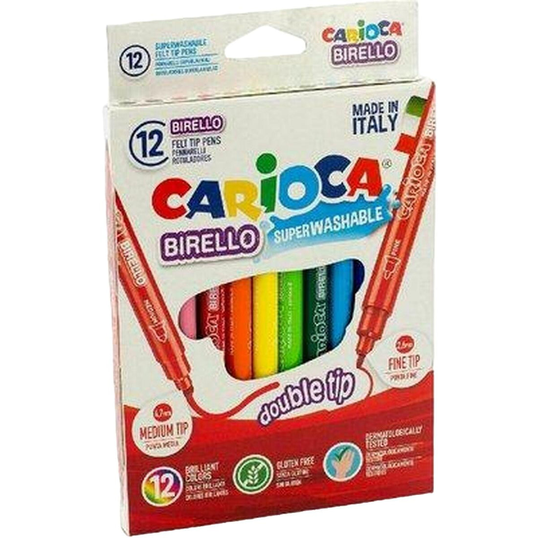 Set Carioci Carioca Birello, 12 piese, bicolore, multicolor, 4 seturi