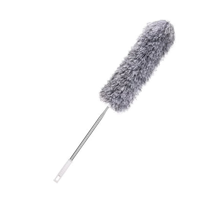 Pamatuf telescopic pentru praf si paianjeni, gri, maner extensibil pana la 250 cm