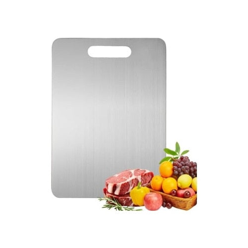 Tocator de bucatarie Gertiz din otel inoxidabil, dublu fata, rezistent la mucegai, 30x20cm