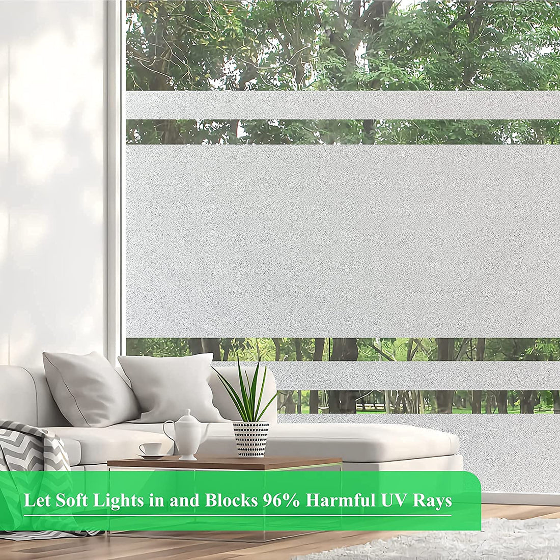 Folie Autoadeziva pentru Geam, Oricean, PVC, Reutilizabil, 60x200 cm