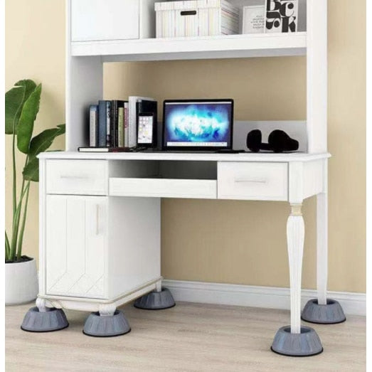 Set 4 picioare tip tampoane anti-zgomot antiderapante tip suport pentru masina de spalat cu VENTUZA