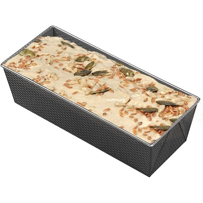 Tava/Forma pentru cozonac si alte preparate, din metal acoperit cu un strat anti-aderent, dimensiuni: 30x15x10cm, compatibila