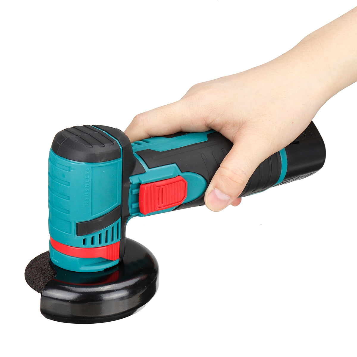 Polizor unghiular de taiere cu doua baterii, 12V, 2000W, Albastru