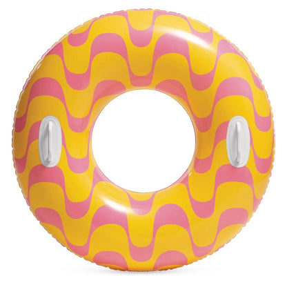 Colac Gonflabil Colorat cu Manere Ø91cm - Intex