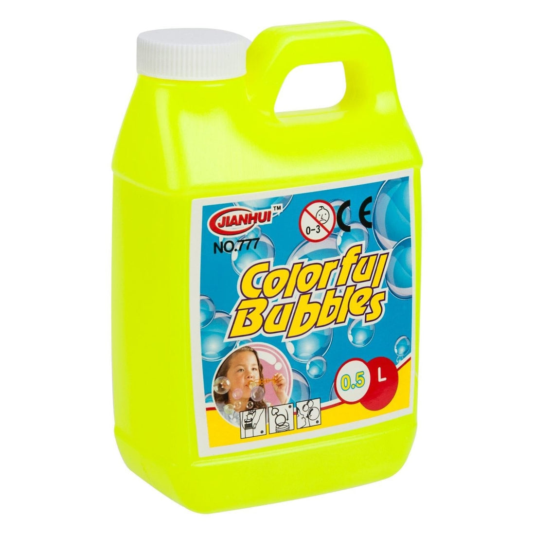 Solutie de facut baloane de sapun, 500 ml, galben