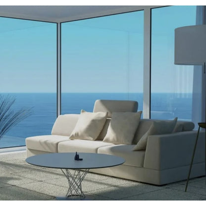 TopBazar Folie reflexiva geam efect oglinda, protectie UV, argintie, 60 x 300 cm