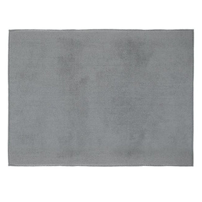 Uscator din plastic cu laveta pentru vase, poliester, gri, 45x3.6x16.5cm