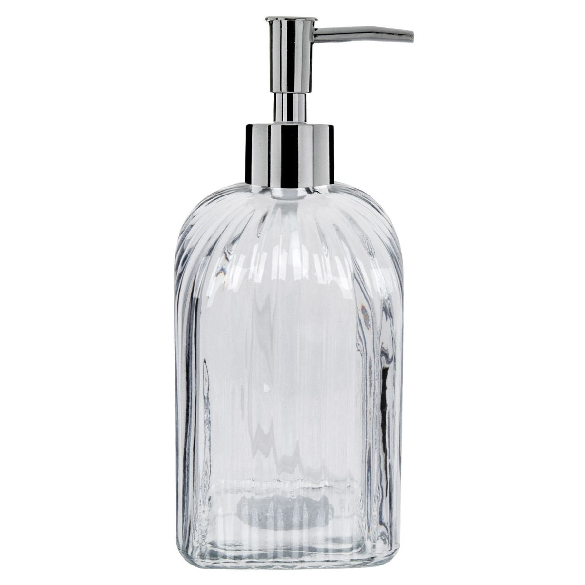 Dozator sapun lichid ISj1498, Sticla, 500 ml, H 20 cm, Negru