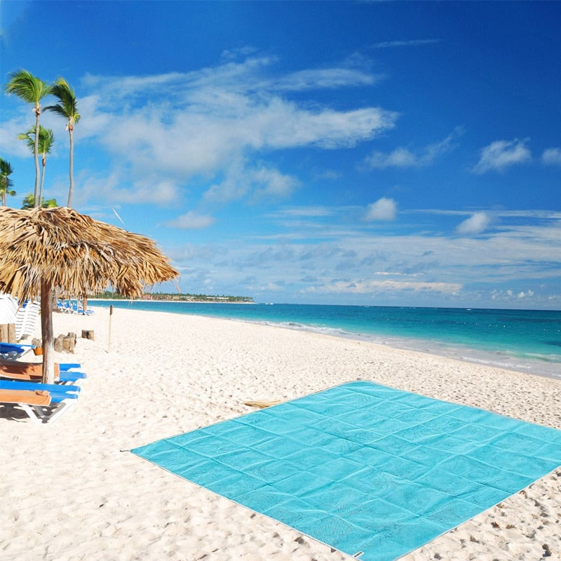 Rogojina Plaja Sand Free, Albastru, 150 cm