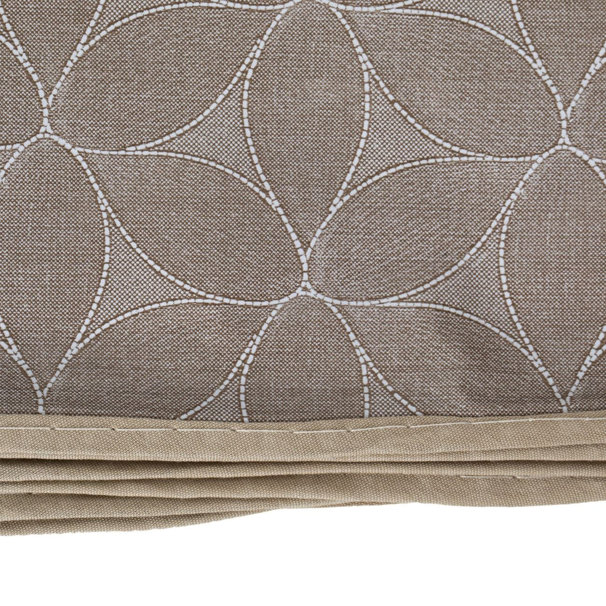 Fata de Masa Plastifiata Bej cu Model Frunze 180x140cm, DAMO