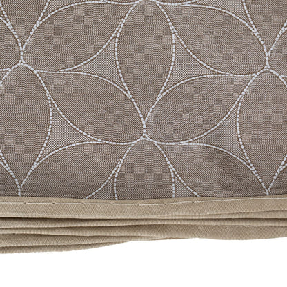 Fata de Masa Plastifiata Bej cu Model Frunze 180x140cm, DAMO