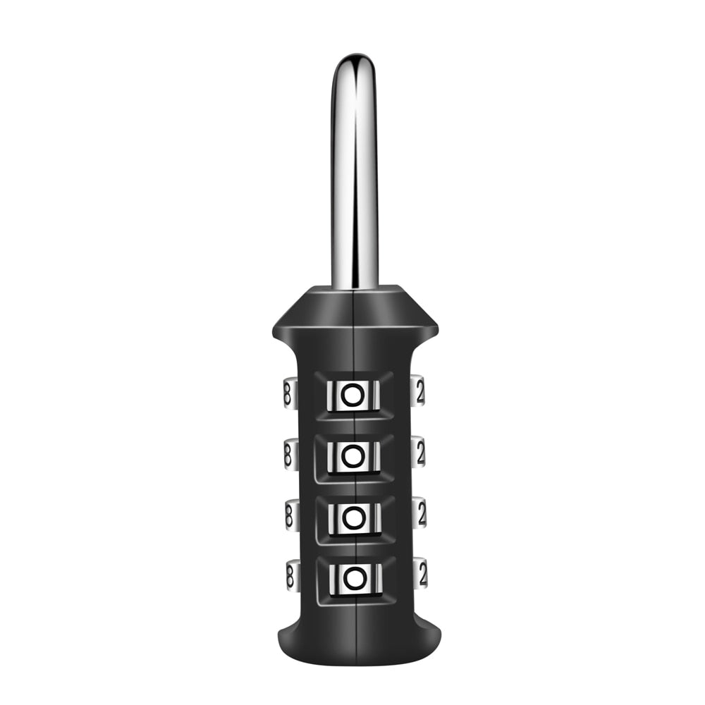 Lacat, Aliaj de zinc, Cu cifru, Rezistent la apa,80x43x49mm, Negru